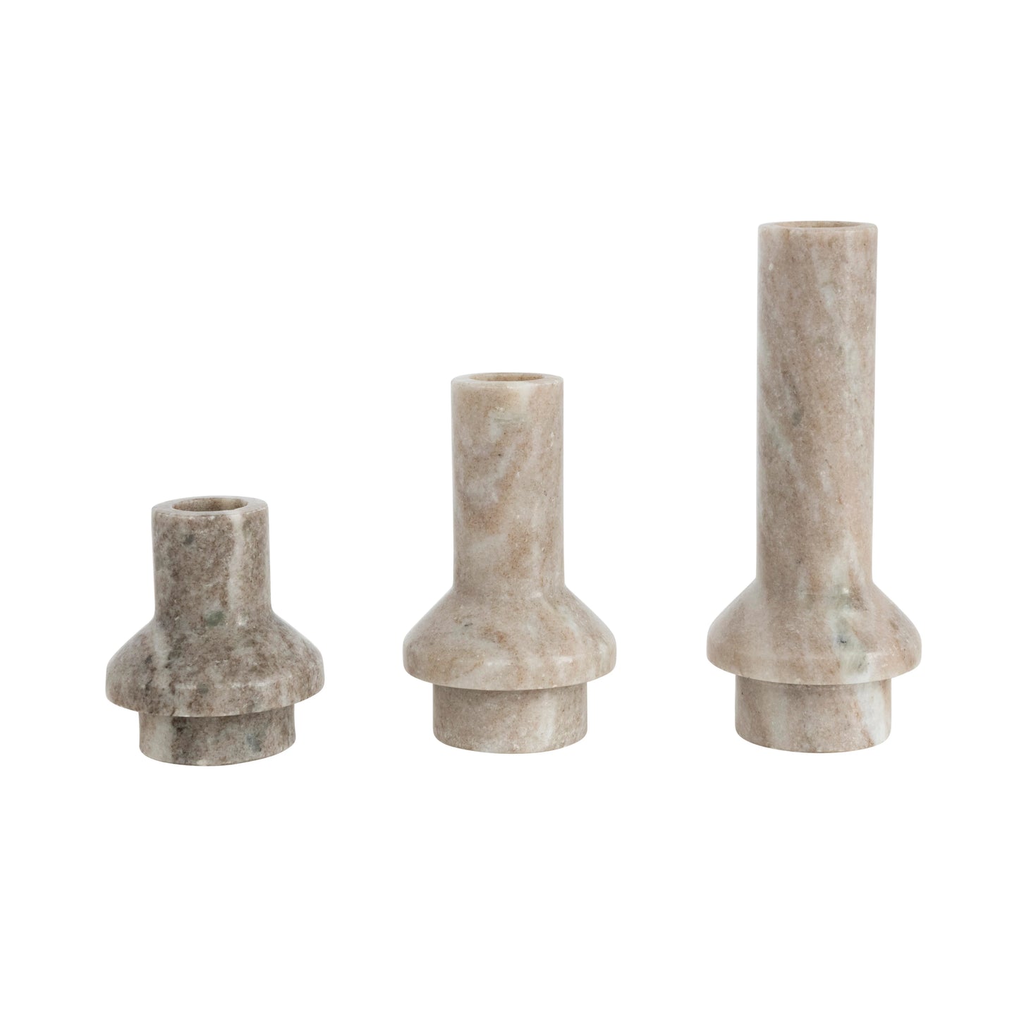 Ivy Marble Candle Holder, Medium